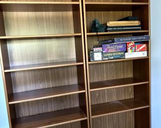 (2) full size bookshelves