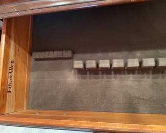 $550 Ethan Allen China Cabinet 60Lx120Hx19D