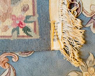 $200 Chinese blue rug 48x72