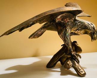 $80 Brass Eagle 18x12x14