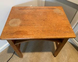 $50 Oak school desk 24x24x18
