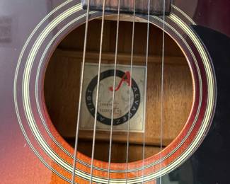 $295 Alvarez acoustic guitar with pickup Serial 106090 Model 5220CEQ VA