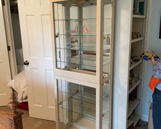 $200 Curio cabinet house roof style 28x80x12 1/2

