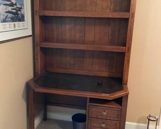 $275 Oak wood desk 44x76x26
Young Hinkle solid knotty pine rustic Americana
Buy ALL 5 pieces for $995
