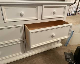 $250 White dresser made by Young America for Stanley