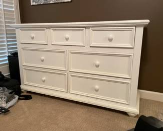 $250 White dresser made by Young America for Stanley