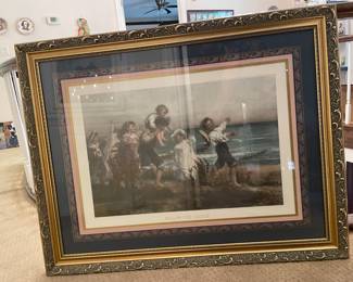 $150 Fred Morgan "follow the leader" print 44x34
