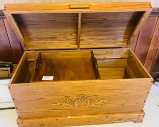 $295 Handcrafted cedar lined chest by the Big House Country Crafts in Zachary LA 42x20x25