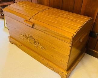 $295 Handcrafted cedar lined chest by the Big House Country Crafts in Zachary LA 42x20x25