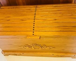 $295 Handcrafted cedar lined chest by the Big House Country Crafts in Zachary LA 42x20x25