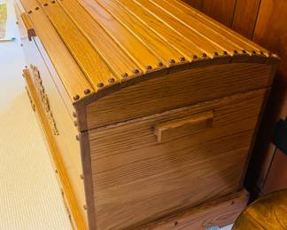 $295 Handcrafted cedar lined chest by the Big House Country Crafts in Zachary LA 42x20x25