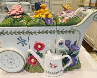 $75 Portmeirion 3 pc canister set