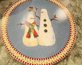 $70 Christmas China Sakura Snowman