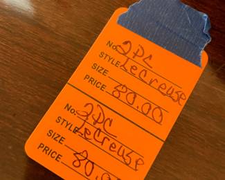 $80 2 piece Le Creuset Moroccan Tagine