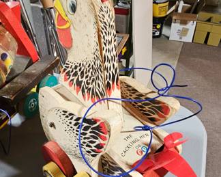 Vintage Fisher Price "The Crackling Hen" Toy