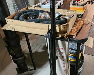 1 of 3 Pictures - Vintage Hoover Model 300 Vacuum With Attachments