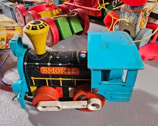 Vintage Fisher Price "Smokie" Toy Train