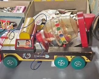 Vintage Fisher Price Cement Truck Toy