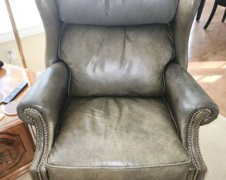 Bradenton Young leather wingback chairs