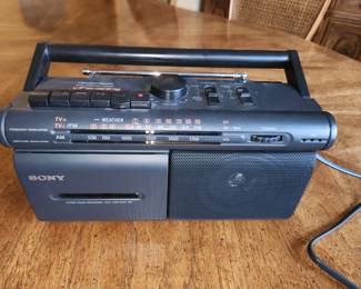 Sony portable radio/cassette player