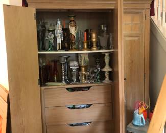 Lots of nice candle stick holders 