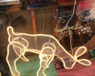 Light up yard Art Christmas  reindeer 