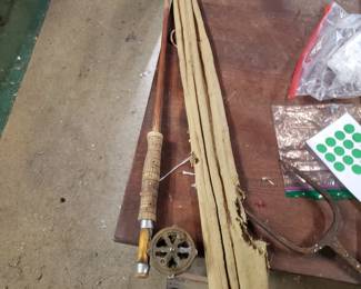 RO89 - South Bend Bamboo Fly Rod and Reel - 4 piece - $50