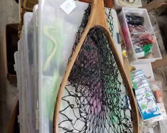 RO83 - Wood Fly Fishing Net - $20