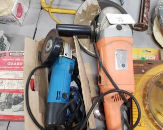 RO61 - Chicago Electric Angle Grinder - $25 and $15 for the Small Blue One
