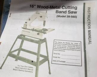 RO29 - Delta 16" Band Saw - $200