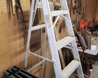 RO28 - Aluminum Step Ladder - $30