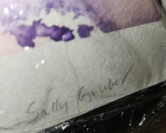 Assorted Sally Gruber watercolors