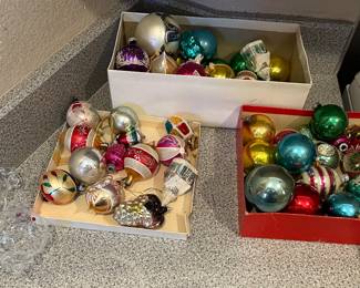 Antique Christmas ornaments 