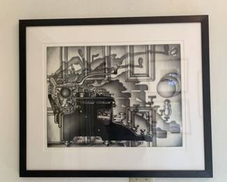 Limited Edition Signed Carol Wax 'Remington Return' Mezzotint Print
