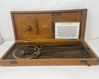 Vintage Brass Three Arm Protractor