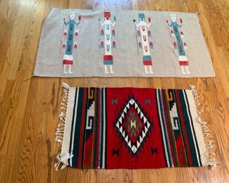 	Zapotec & Navajo Yei Handwoven Indigenous Wool Rugs