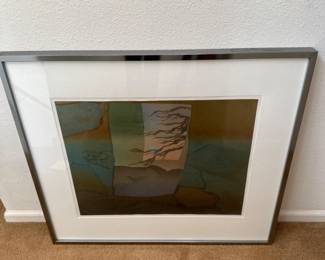 S/N “Nocturnal Secret” 24/40 Print - Silver Tone Framed Art