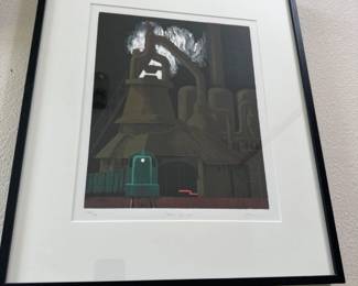 S/N “Blast Furnace” 23/25 Lithograph by Lockwood Dennis
