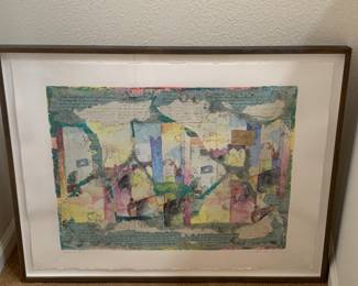 'Lumicents das Sud' Danielle Desplan Mix Media Original - Signed