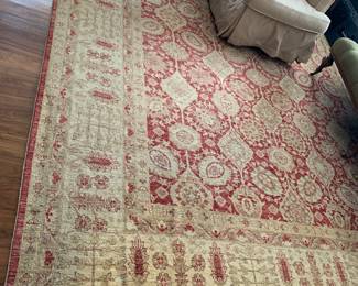 Pakistan. Handmade wool pile on cotton