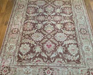 Pakistan. Handmade wool pile on cotton.