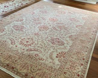 Pakistan. Handmade wool like on cotton