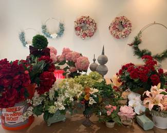 Faux Florals, Wreaths