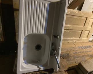 Vintage porcelain sink