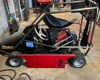 Racing Go-cart 
Ultramax Centerforce Kart Chassis 
( motor has been removed )