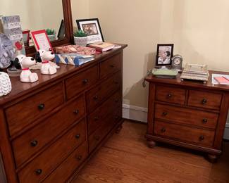 Dresser ,mirror and night stand 