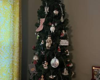 Christmas tree and  ornaments 
Priced separately 