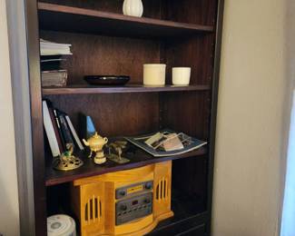 2 Large Wooden Bookcases