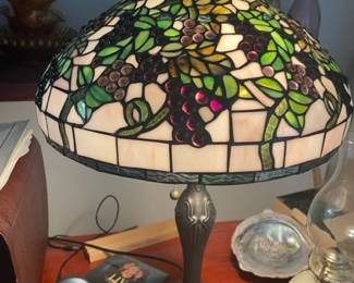 Tiffany style lamp.
