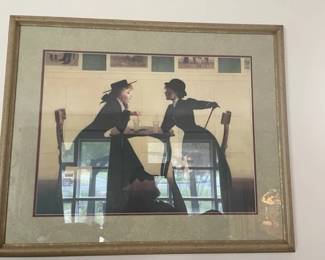 Trail by the River Impressionism oil painting.